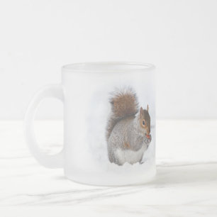 Tasse Givré Écureuil dans la neige