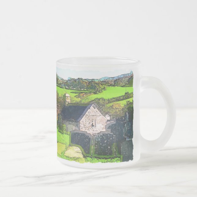 TASSE GIVRÉ ÉGLISE RURALE (Droit)