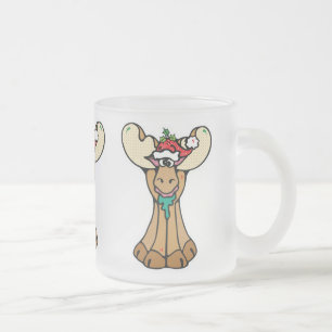 Tasse Givré élan de Noël idiot