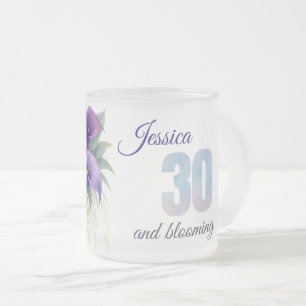 Tasse Givré Elégante Calla Lily 30e anniversaire Jalon