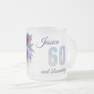 Tasse Givré Elégante Calla Lily 60e anniversaire Jalon