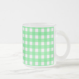 Tasse Givré En vichy verte