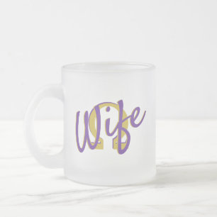 Tasse Givré Épouse oméga en verre givré