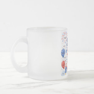Tasse Givré Étincelle & Sourire Ce 4 juillet Mignon Kawaii