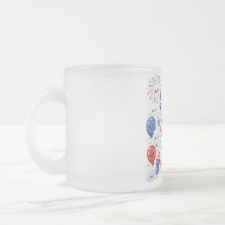 Tasse Givré Étincelle & Sourire Ce 4 juillet Mignon Kawaii