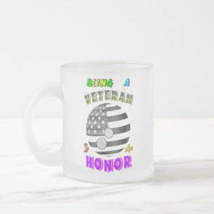 Tasse Givré Être un vétéran est un honneur