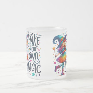 Tasse Givré Faites votre propre magie - Jolie sorcière design