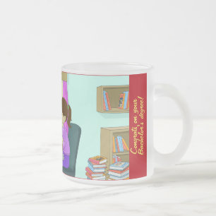 Tasse Givré Félicitations Bachelor's Degree, Livres Amusants, 