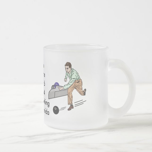 Tasse Givré Félicitations sur le jeu du bowling 300, (Droit)
