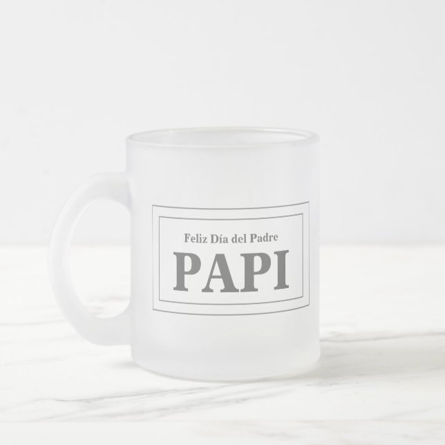 Tasse Givré Feliz día del Padre. Esta cerveza es de PAPI (Gauche)