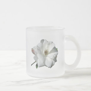 Tasse Givré Fête de Mariage Fleurs de Rosée Blanche Destinée