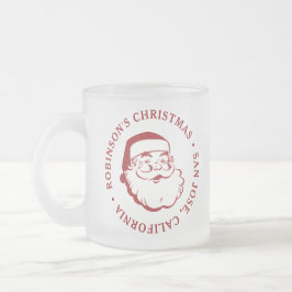 Tasse Givré Fête de Noël Père Noël