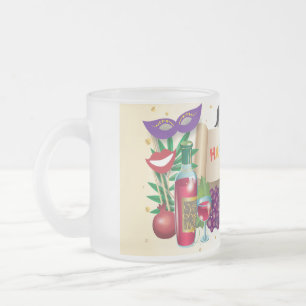 Tasse Givré Fête de vacances heureuse de festival de Purim