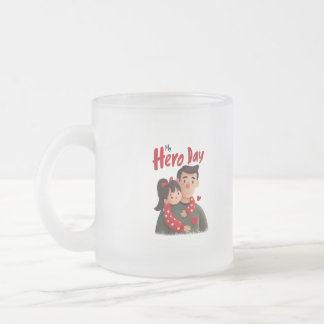 Tasse Givré Fête des pères de héros
