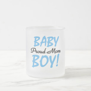 Tasse Givré Fier maman Baby Boy Tshirts et cadeaux