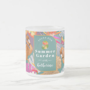 Tasse Givré Flamant rose Garden Turquoise