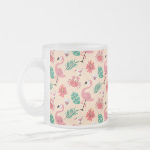 Tasse Givré Flamant rose rose rose Motif tropical d'été-23123