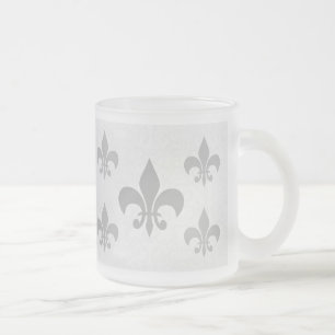 Tasse Givré Fleur-De-Lis Élégant