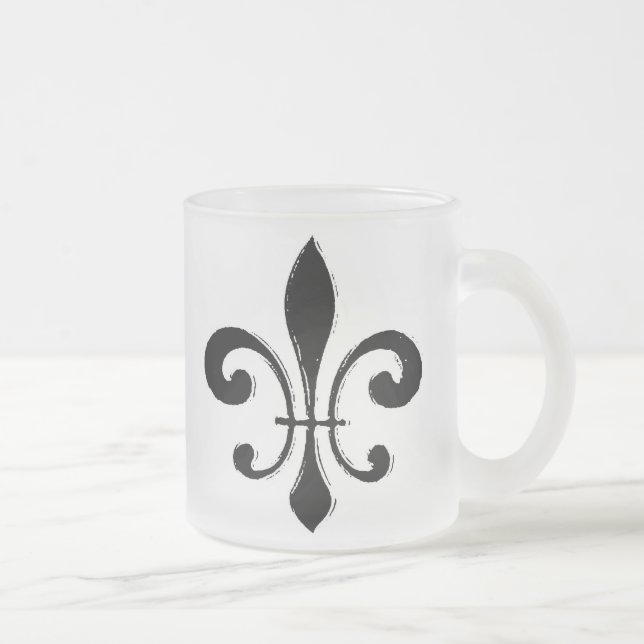 Tasse Givré Fleur De Lis, Lave-Linge Noir (Droit)