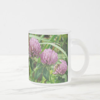 Tasse Givré Fleur sauvage de trèfle rose - Trifolium pratense