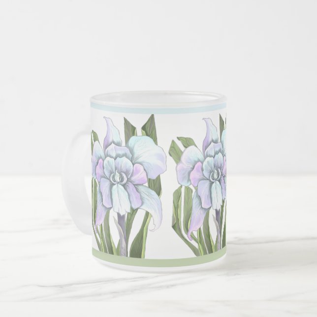 Tasse Givré Fleur Smeraldo (Devant gauche)