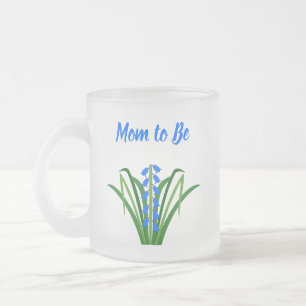 Tasse Givré Fleurs de Jacinthe Garçon Bébé Printemps Maman à v