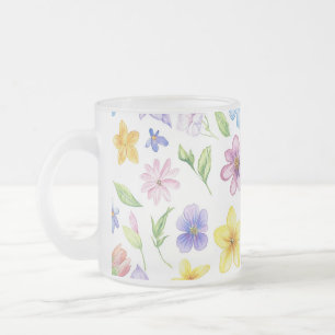 Tasse Givré Fleurs Floral Pattern Sublimation-95651