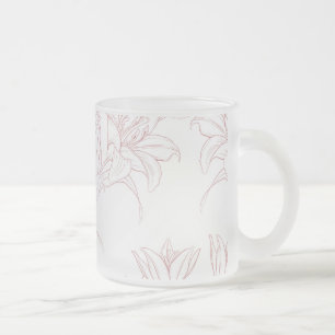 Tasse Givré Fleurs Motif 10