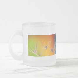 Tasse Givré Fleurs Pissenlit Mariage Lavage Amour Peinture