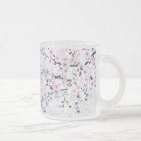 Floral Cerisier Fleur Dusky Rose Mauve