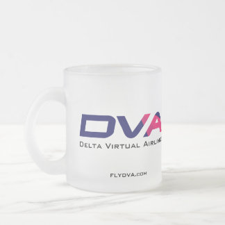 Tasse Givré FlyDVA - graphiques de lettre seulement