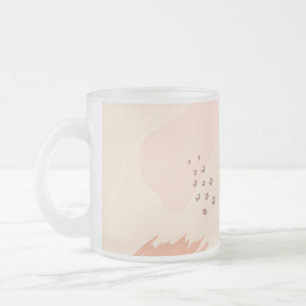 Tasse Givré Forme botanique minimale de la Terre géométrique