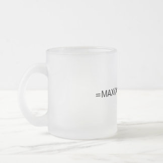 Tasse Givré Formule Excel : formule max.