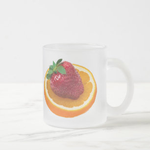 Tasse Givré Fraise et orange