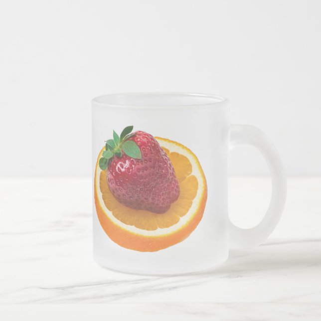 Tasse Givré Fraise et orange (Droit)