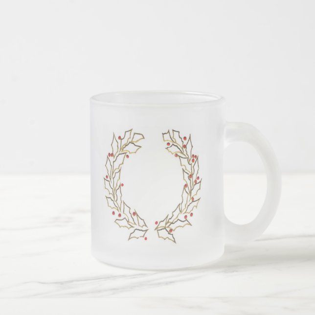 Tasse Givré Fruits de Noël Musique givrée (Droit)