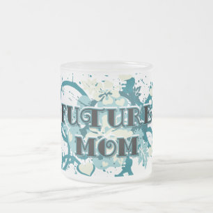 Tasse Givré Future Mom - Coeurs et fleurs