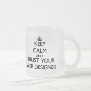 Tasse Givré Gardez le calme et faites confiance à votre