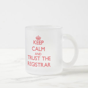Tasse Givré Gardez le calme et faites confiance au