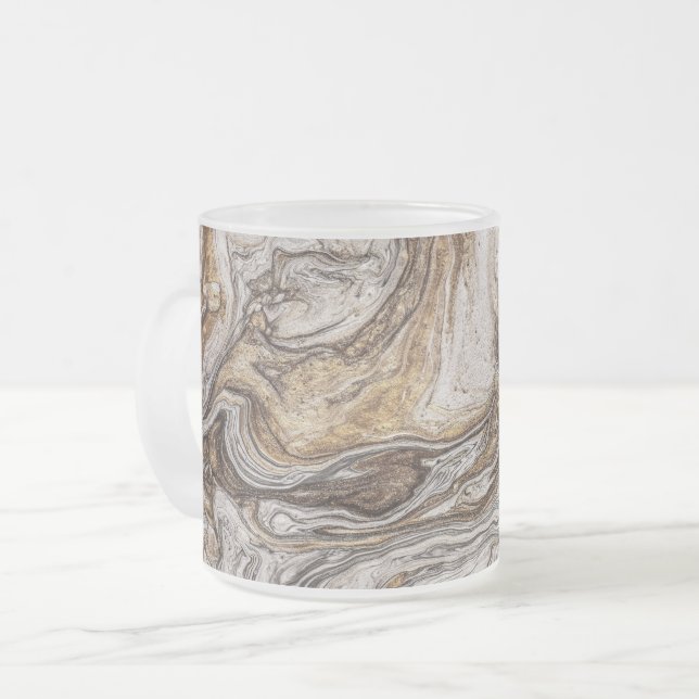 Tasse Givré glamor 001 couleur brun liquide (Devant gauche)