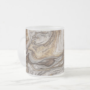 Tasse Givré glamour 001 couleurs brunes liquides