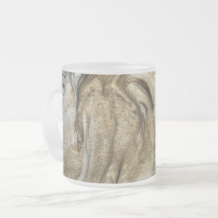 Tasse Givré glamour 003 couleurs marron liquide