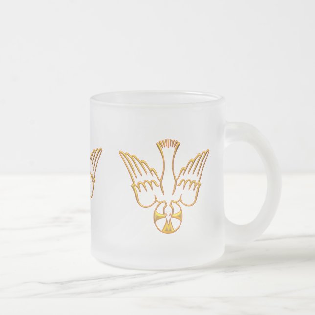 Tasse Givré Golden 3-D Look Descent of Holy Spirit (Droit)