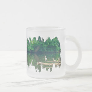 Tasse Givré Grand héron bleu - Ardea herodias