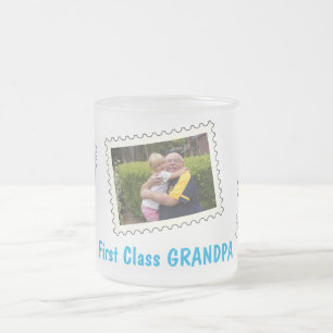 Tasse Givré Grand-père de première classe Meilleur grand-père 