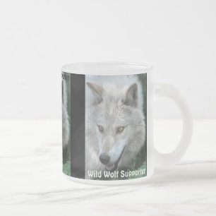 Tasse Givré GRAY WOLF EYES Wildlife Supporter Drinkware