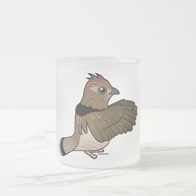 Tasse Givré Grouse de Ruffed (mise en tambour) (Centre)