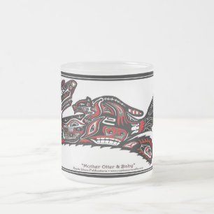 Tasse Givré "HAIDA SPIRIT MUG" Otter Art de style amérindien
