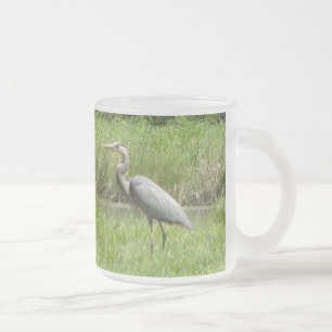 Tasse Givré Héron de grand bleu