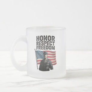 Tasse Givré Héros Héros Vétérinaire Jour Conception patriotiqu